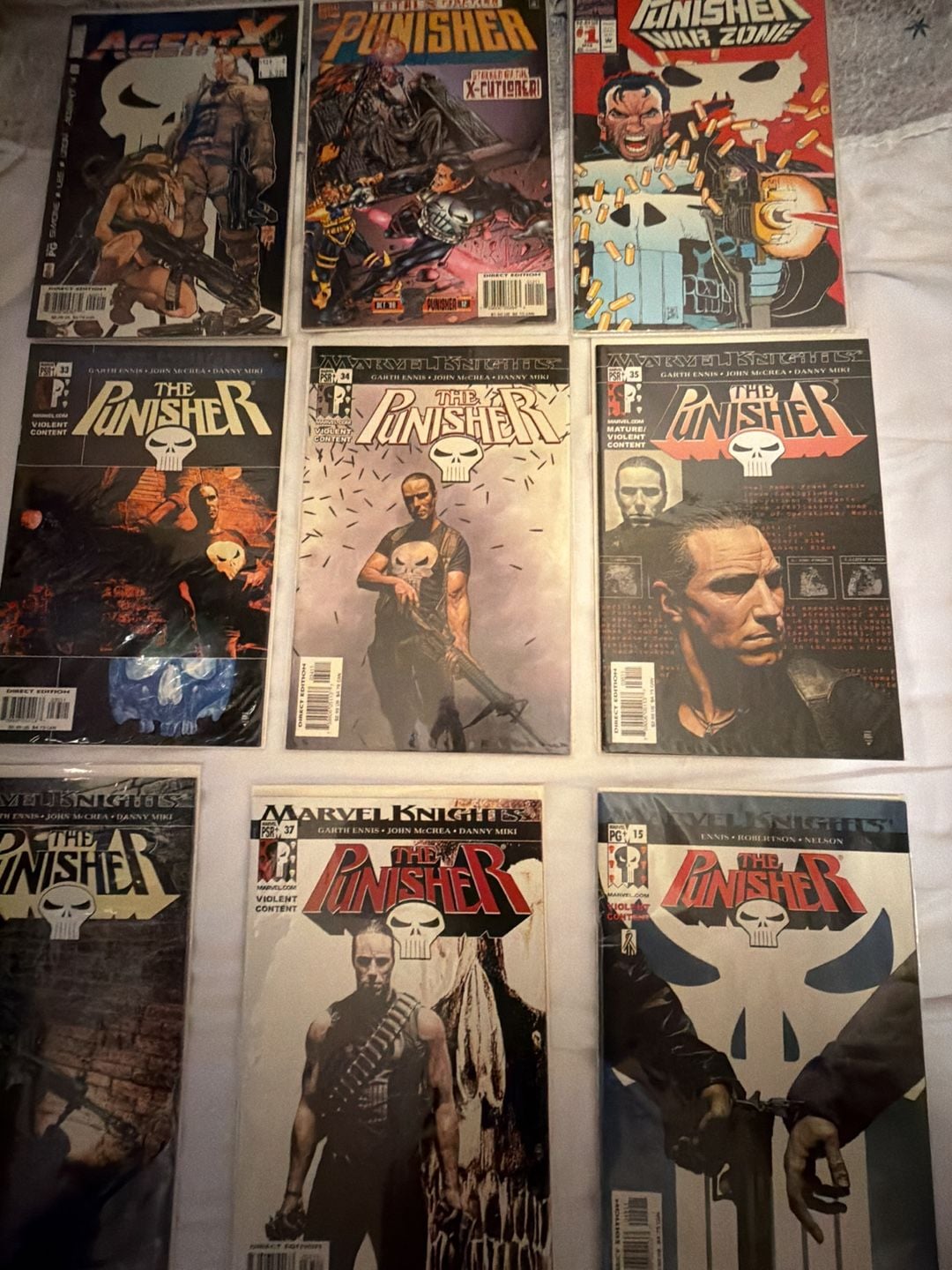 Marvel Comics The Punisher Comic Books Lot Of 12 Issues 10