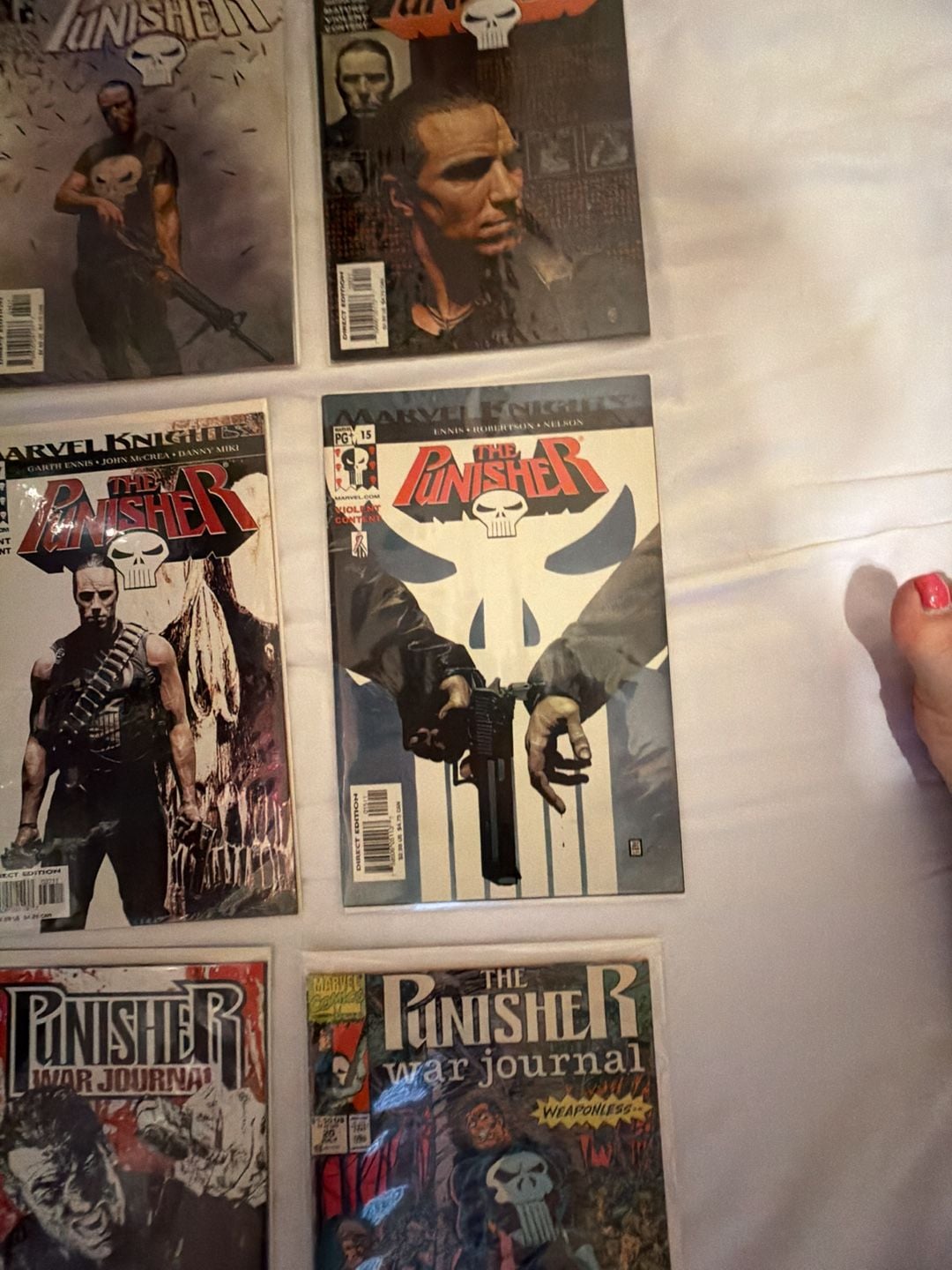 Marvel Comics The Punisher Comic Books Lot Of 12 Issues 13