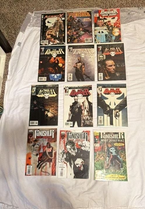 Marvel Comics The Punisher Comic Books Lot Of 12 Issues 1