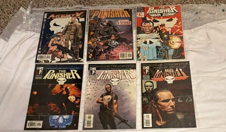 Marvel Comics The Punisher Comic Books Lot Of 12 Issues 5