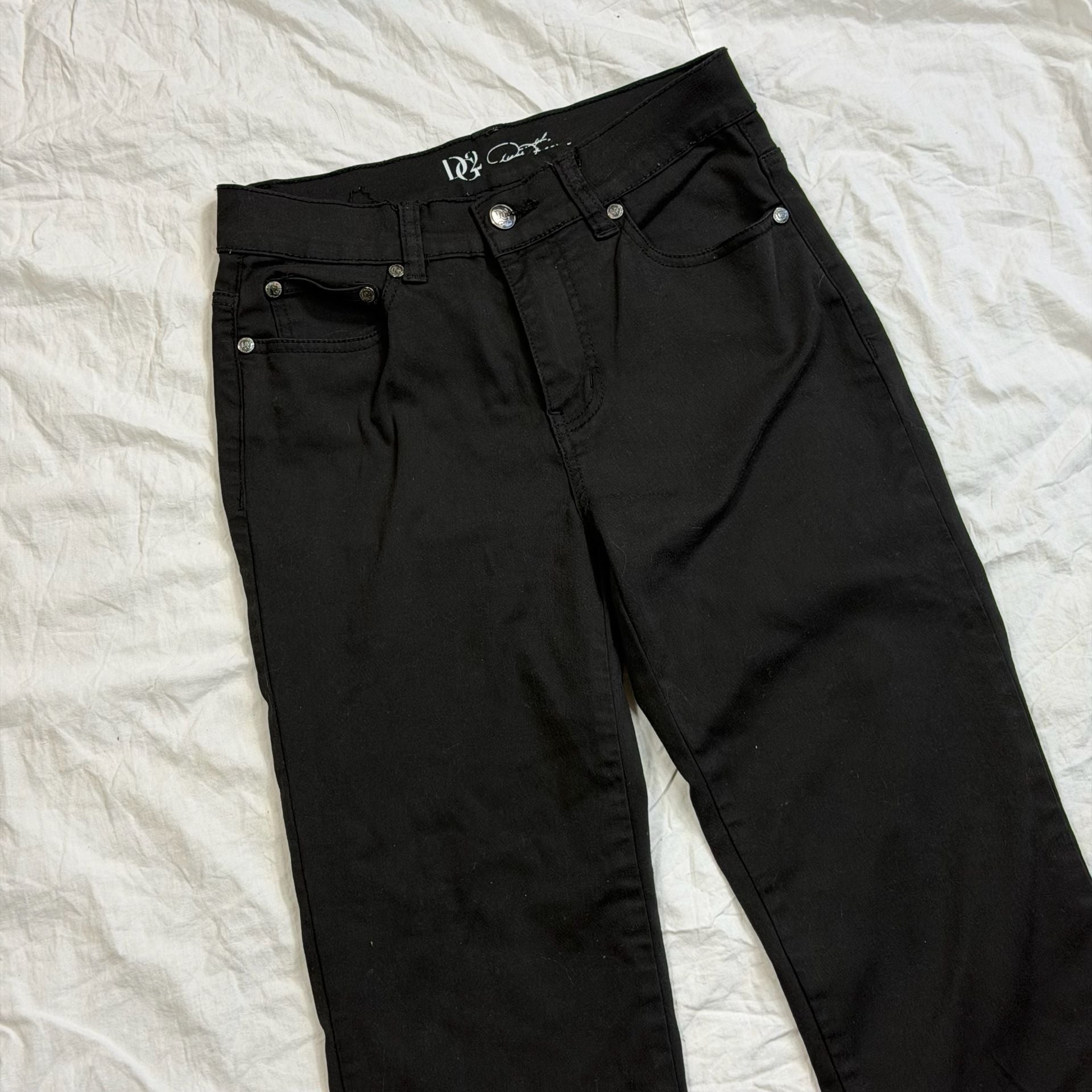 DG2 by Diane Gilman Black Stretch Pants 5