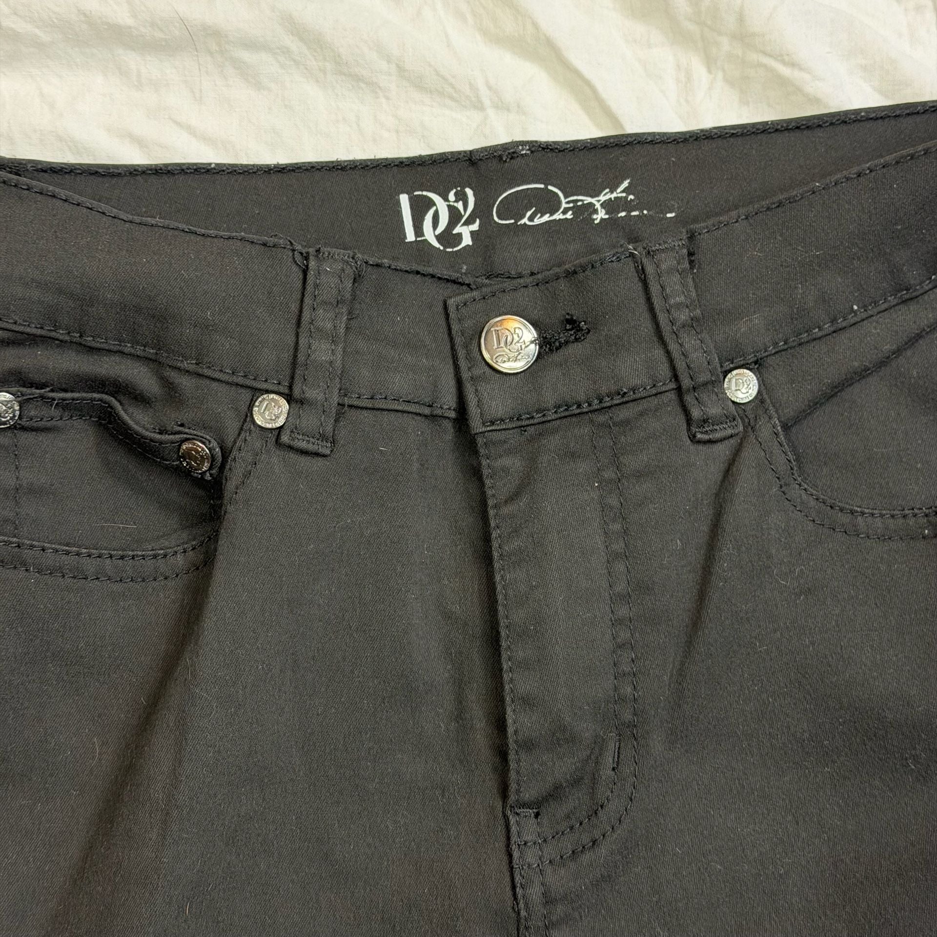 DG2 by Diane Gilman Black Stretch Pants 7