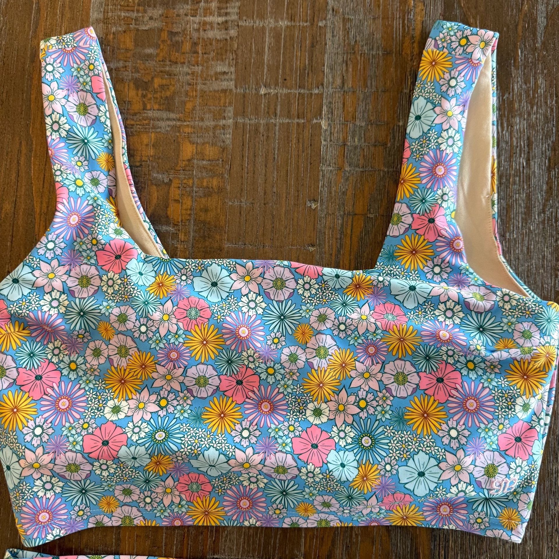 Albion Darling Blue bikini set small top medium bottoms 3