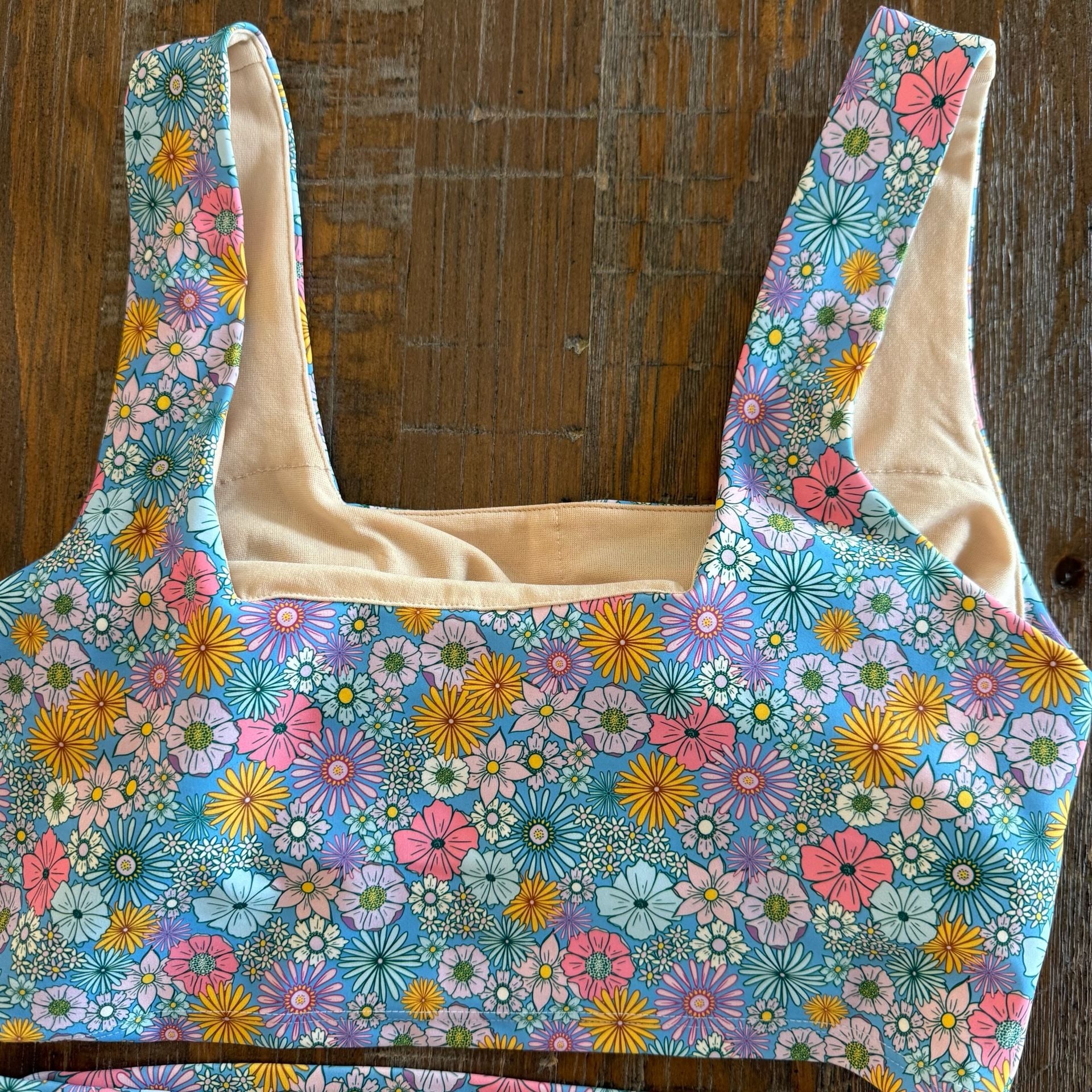 Albion Darling Blue bikini set small top medium bottoms 5