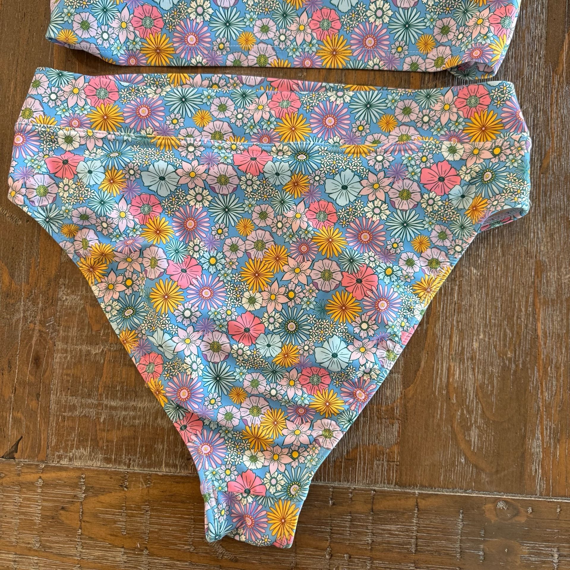 Albion Darling Blue bikini set small top medium bottoms 6