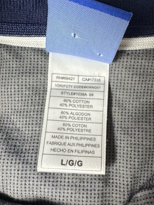 Reebok Dallas Cowboys NFL Polo Size L Gray Blue 7