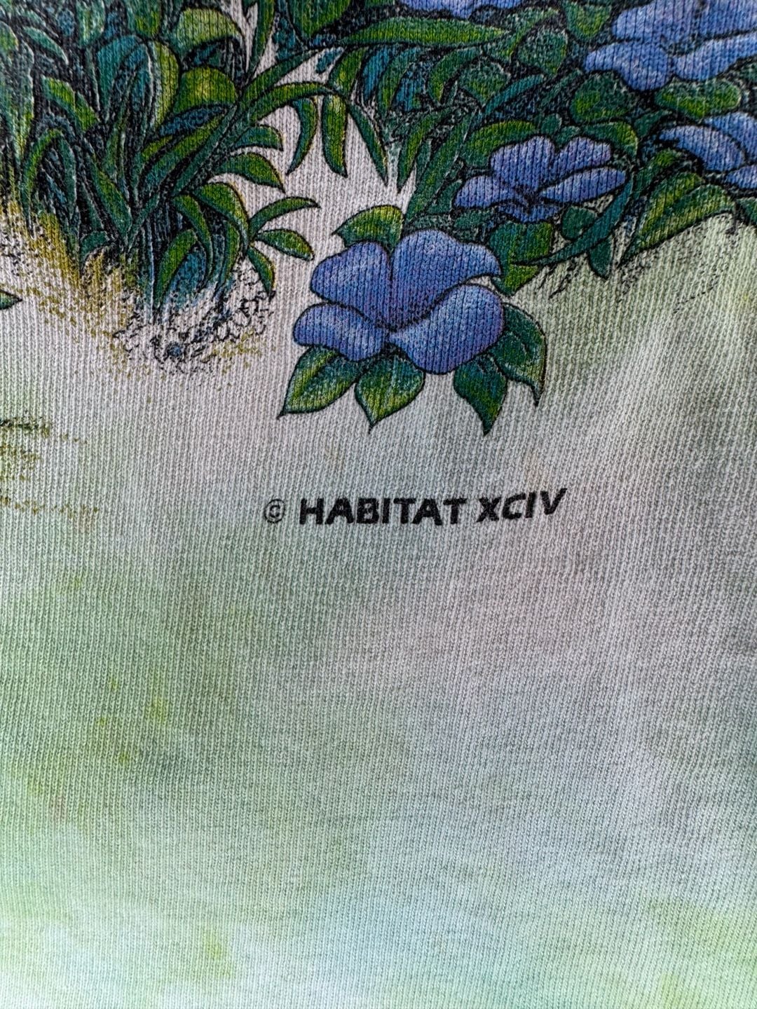 Jerzees Habitat Mountain Lion Cubs Tie Dye T-Shirt Size S 4