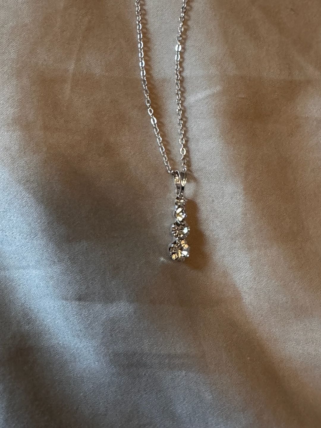Monet Timeless Collection Graduated Stone Drop Necklace One Size Silver Tone 6