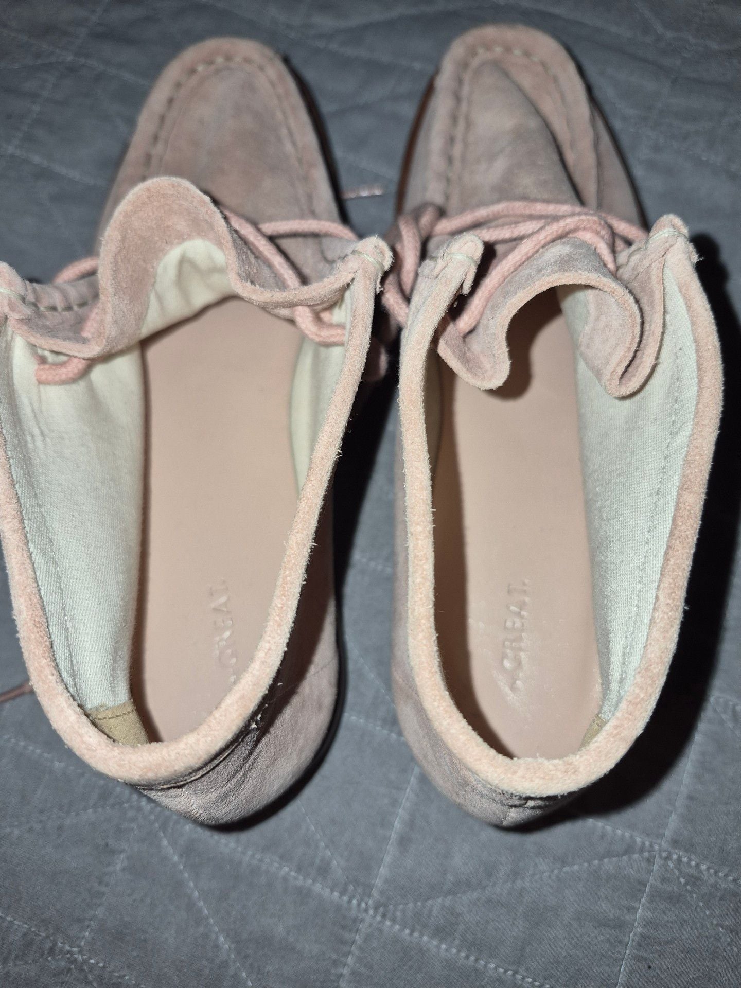 The Great Harper Wallaby Size 7.5 Pink Suede Chukka Boots 3