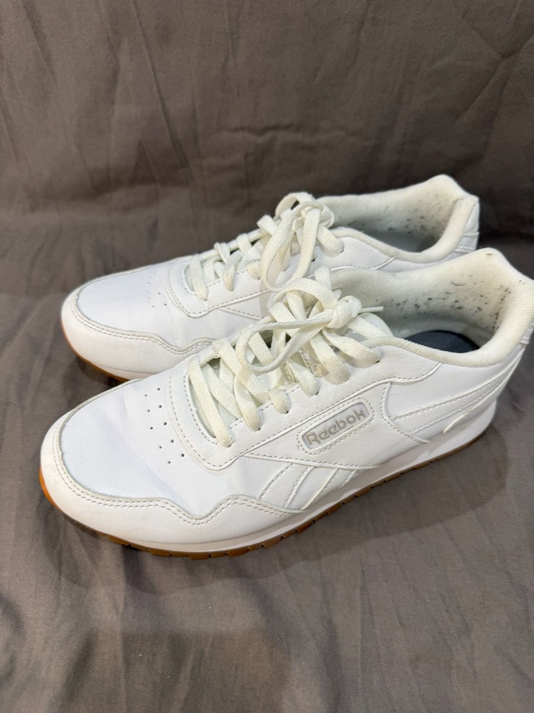 Reebok Classic Harman Run White Gum Leather Sneakers 2