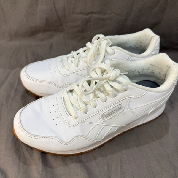Reebok Classic Harman Run White Gum Leather Sneakers