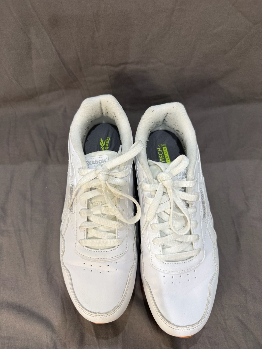 Reebok Classic Harman Run White Gum Leather Sneakers 3