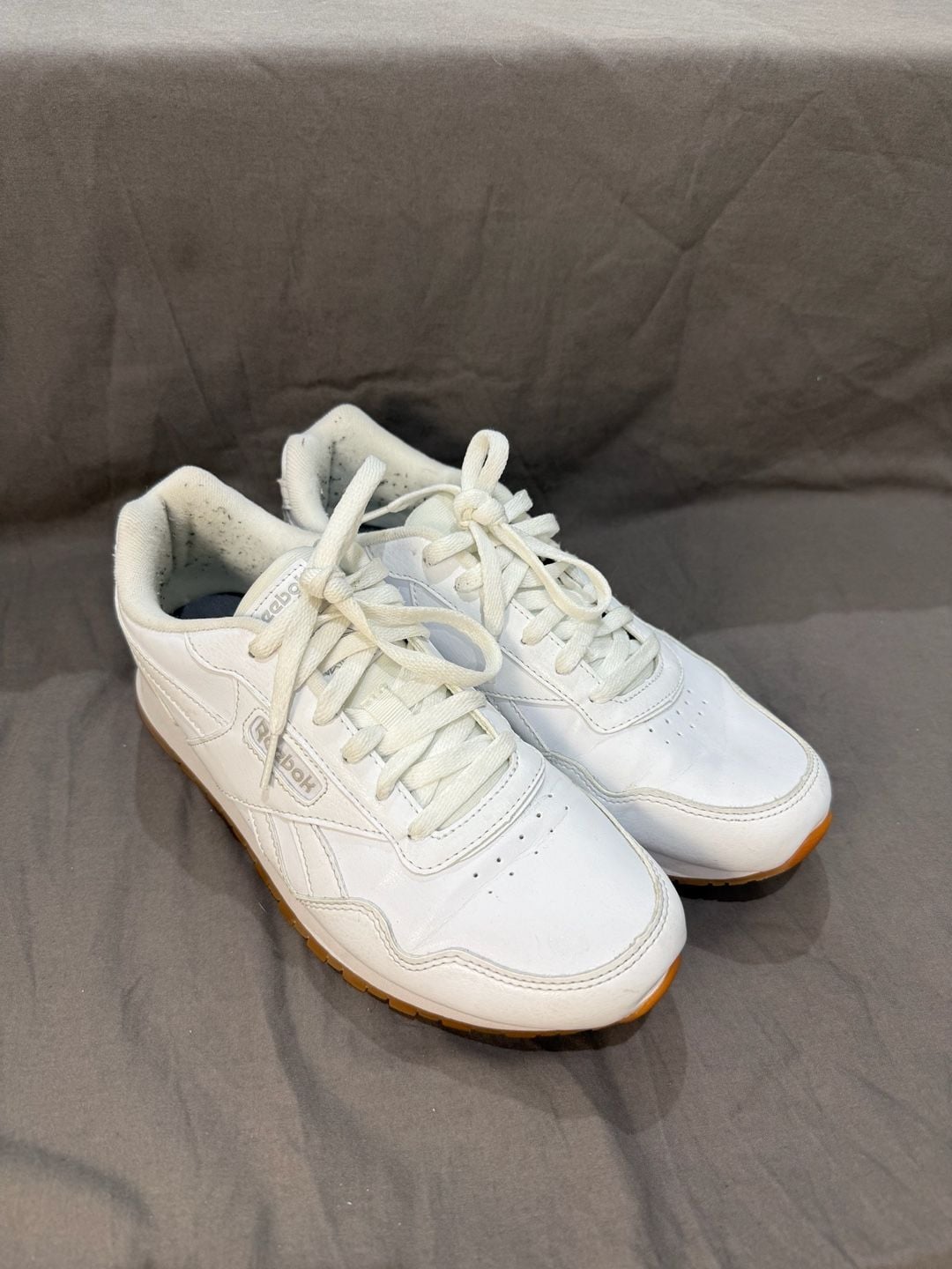 Reebok Classic Harman Run White Gum Leather Sneakers 4