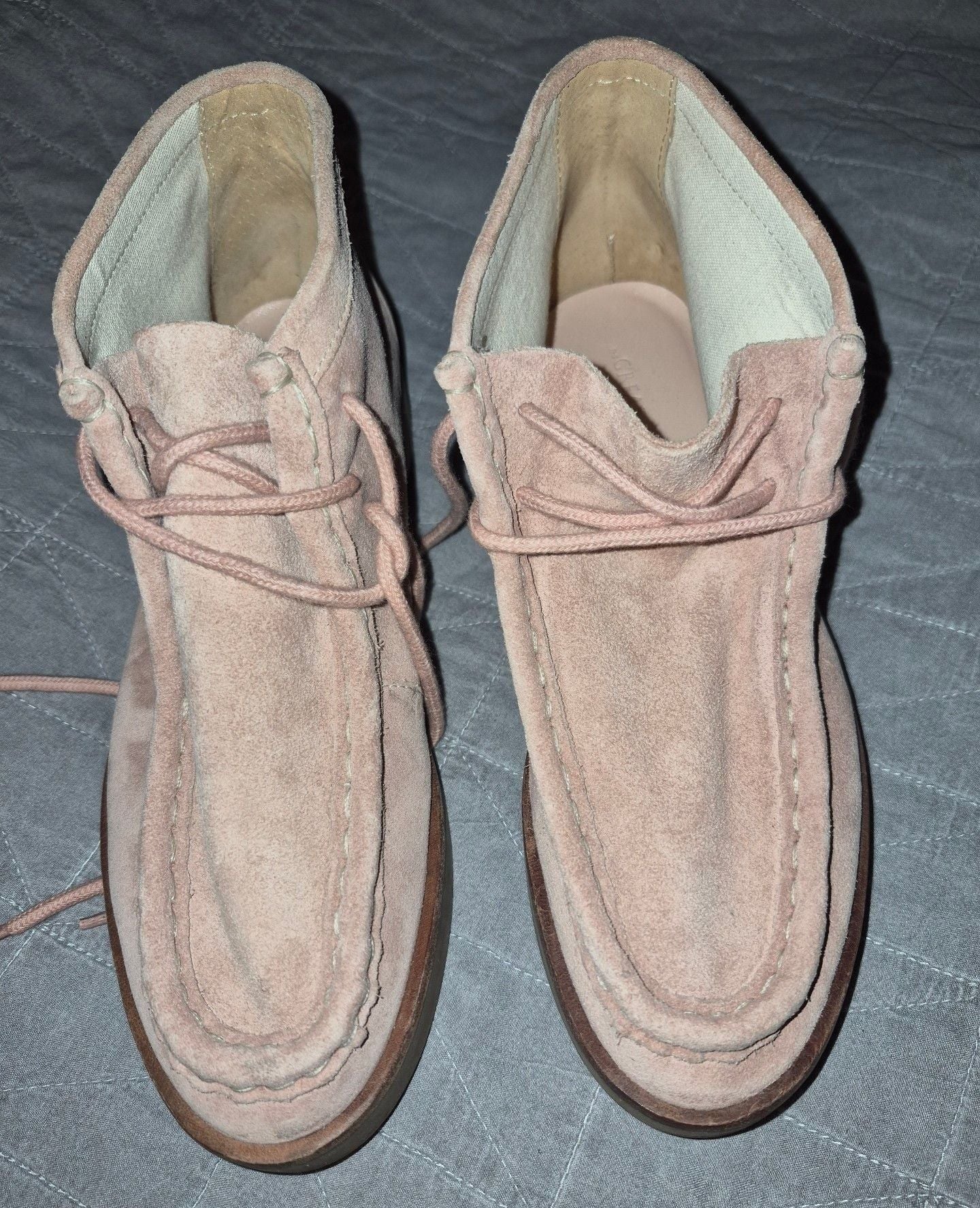 The Great Harper Wallaby Size 7.5 Pink Suede Chukka Boots 2