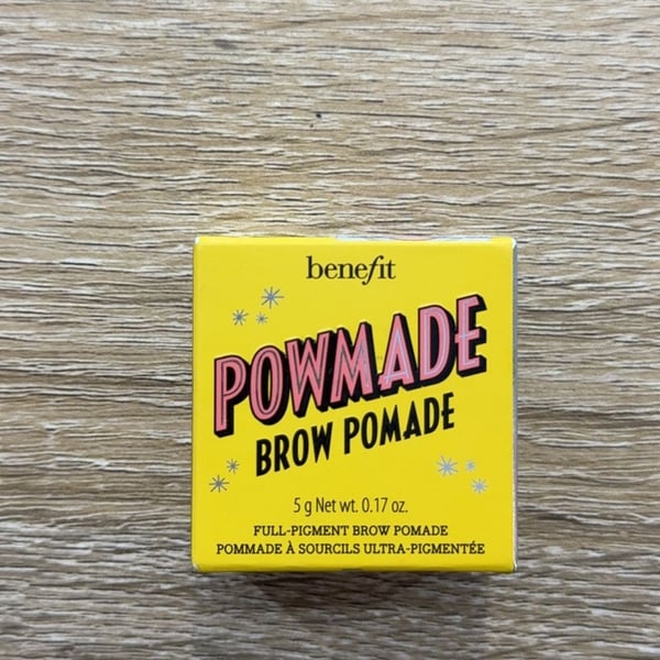 Benefit POWmade Brow Pomade 3.5 Neutral Medium Brown Full Size 5g NIB