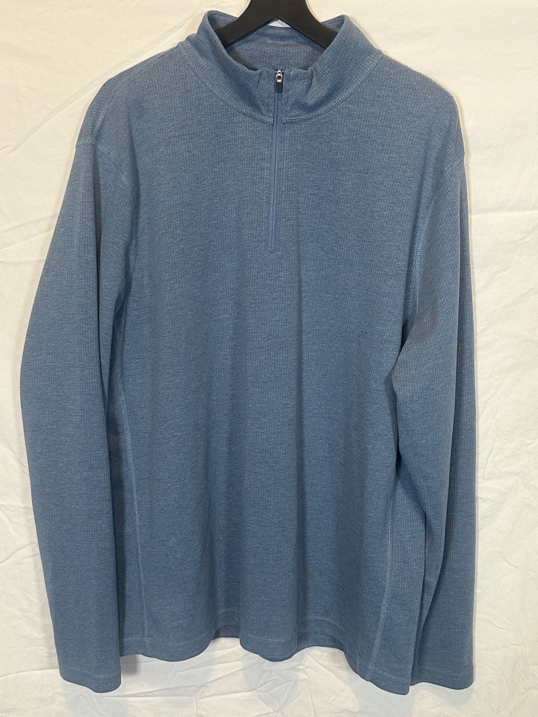 J.Crew Performance 1/4 Zip Pullover Size XL Blue 2