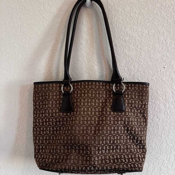 Giani Bernini Signature Tote Bag with Monogram Pattern