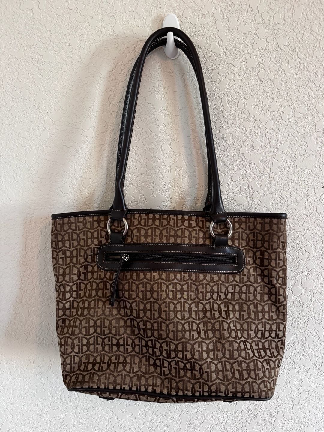 Giani Bernini Signature Tote Bag with Monogram Pattern 3