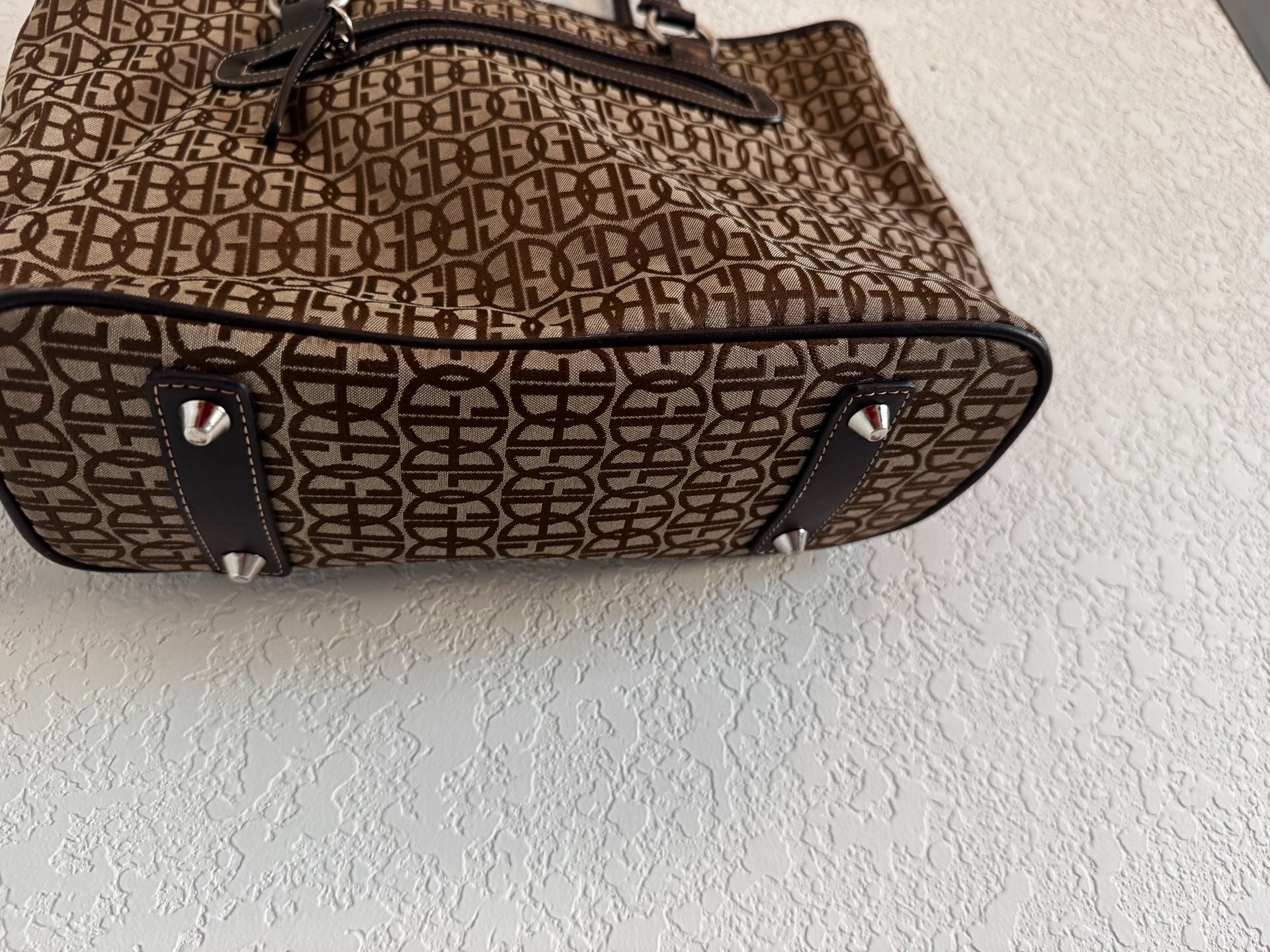 Giani Bernini Signature Tote Bag with Monogram Pattern 7
