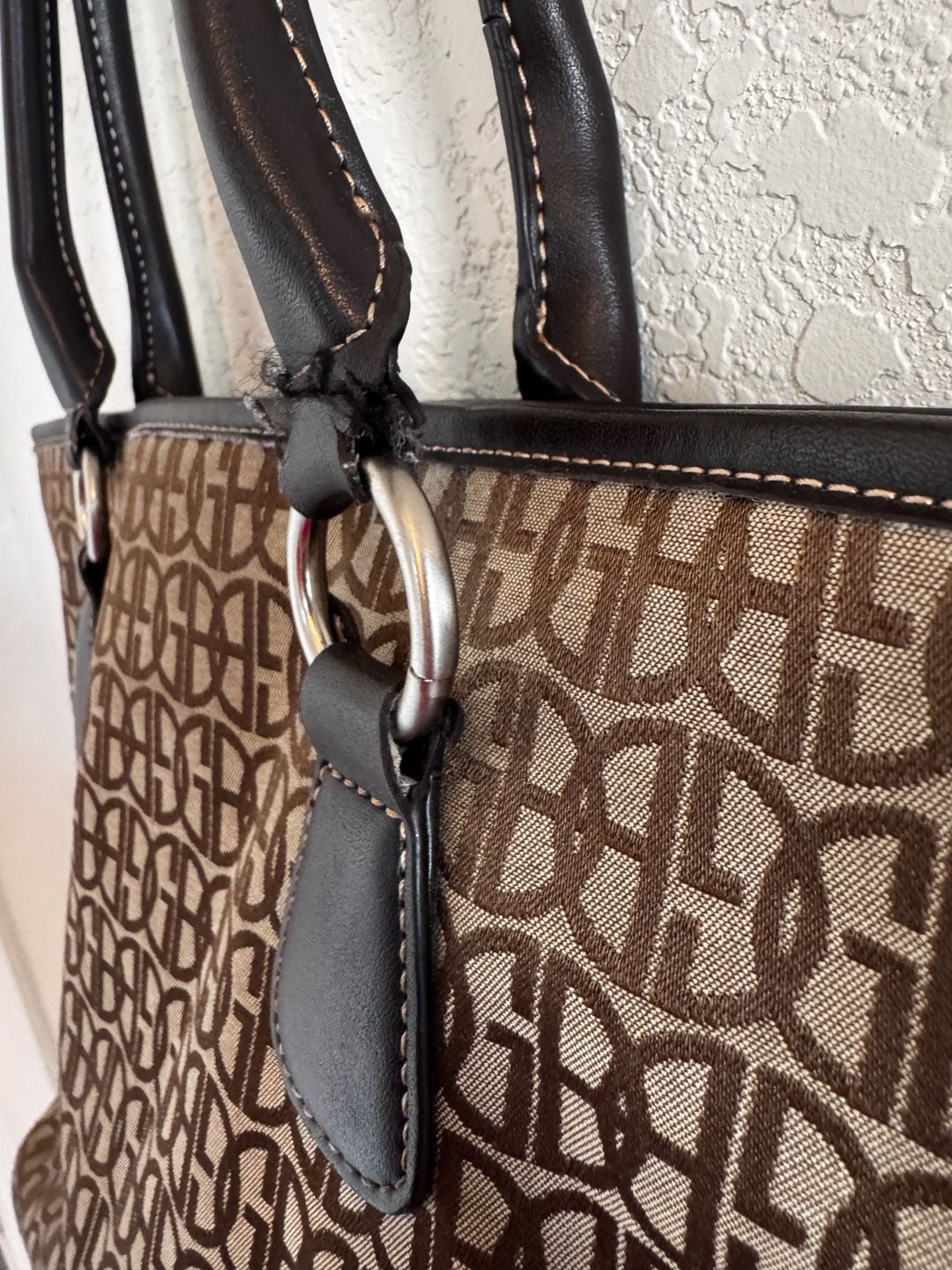 Giani Bernini Signature Tote Bag with Monogram Pattern 8