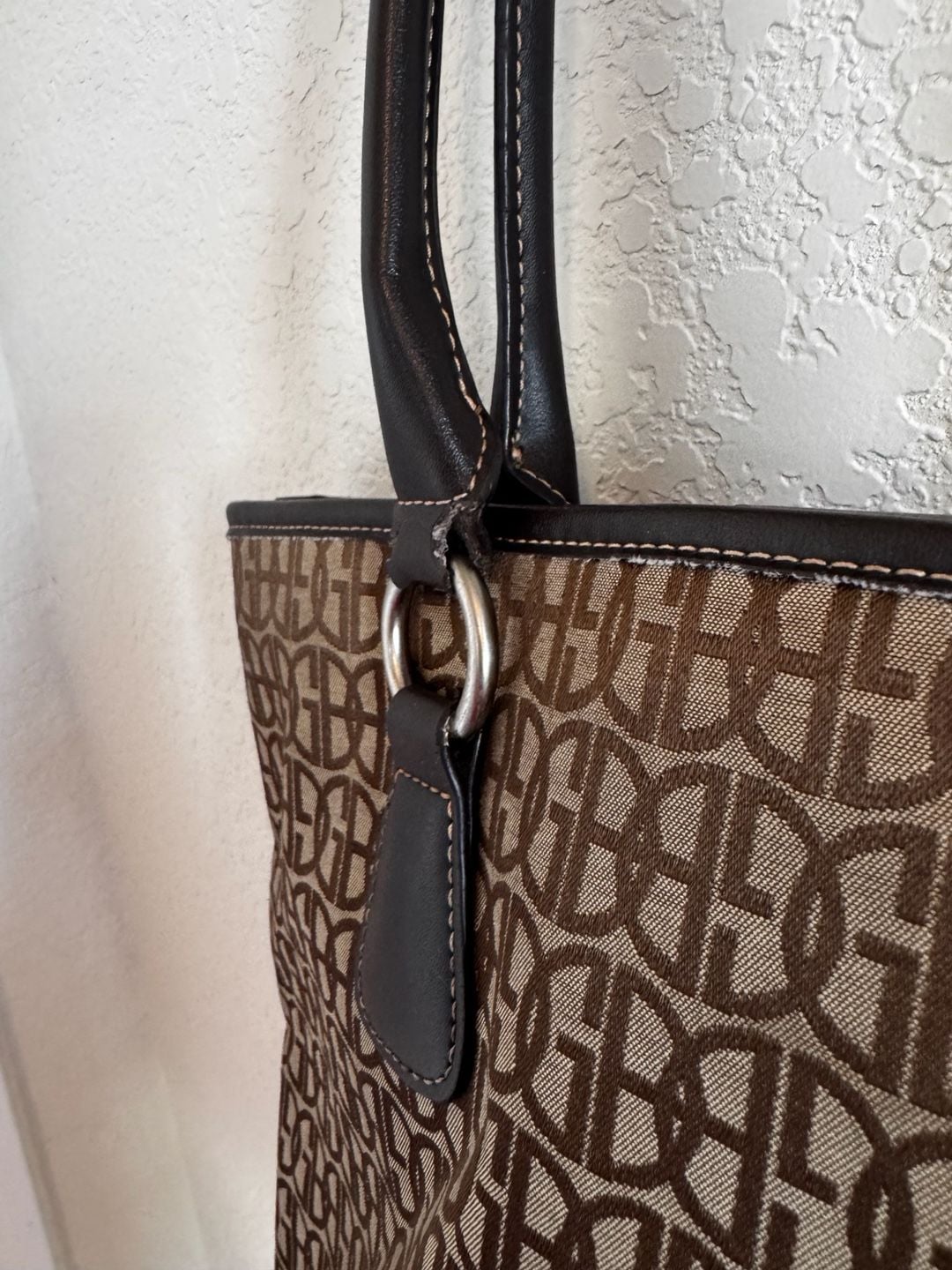 Giani Bernini Signature Tote Bag with Monogram Pattern 9