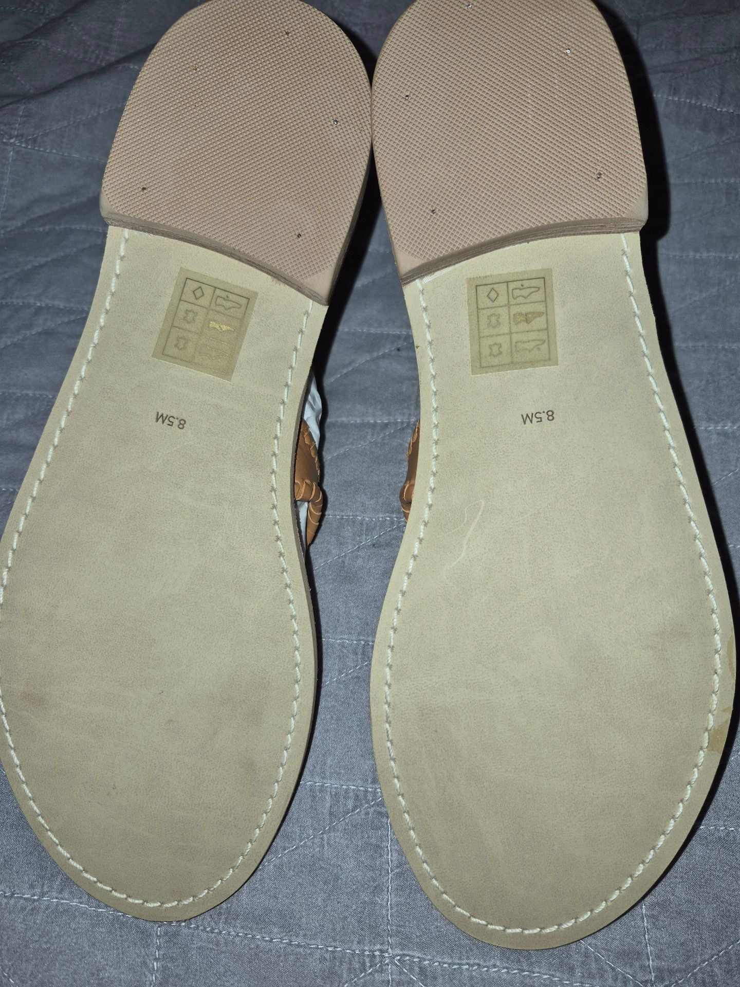 Jack Rogers Lauren Gladiator Sandals Size 8.5M Tan Leather 5