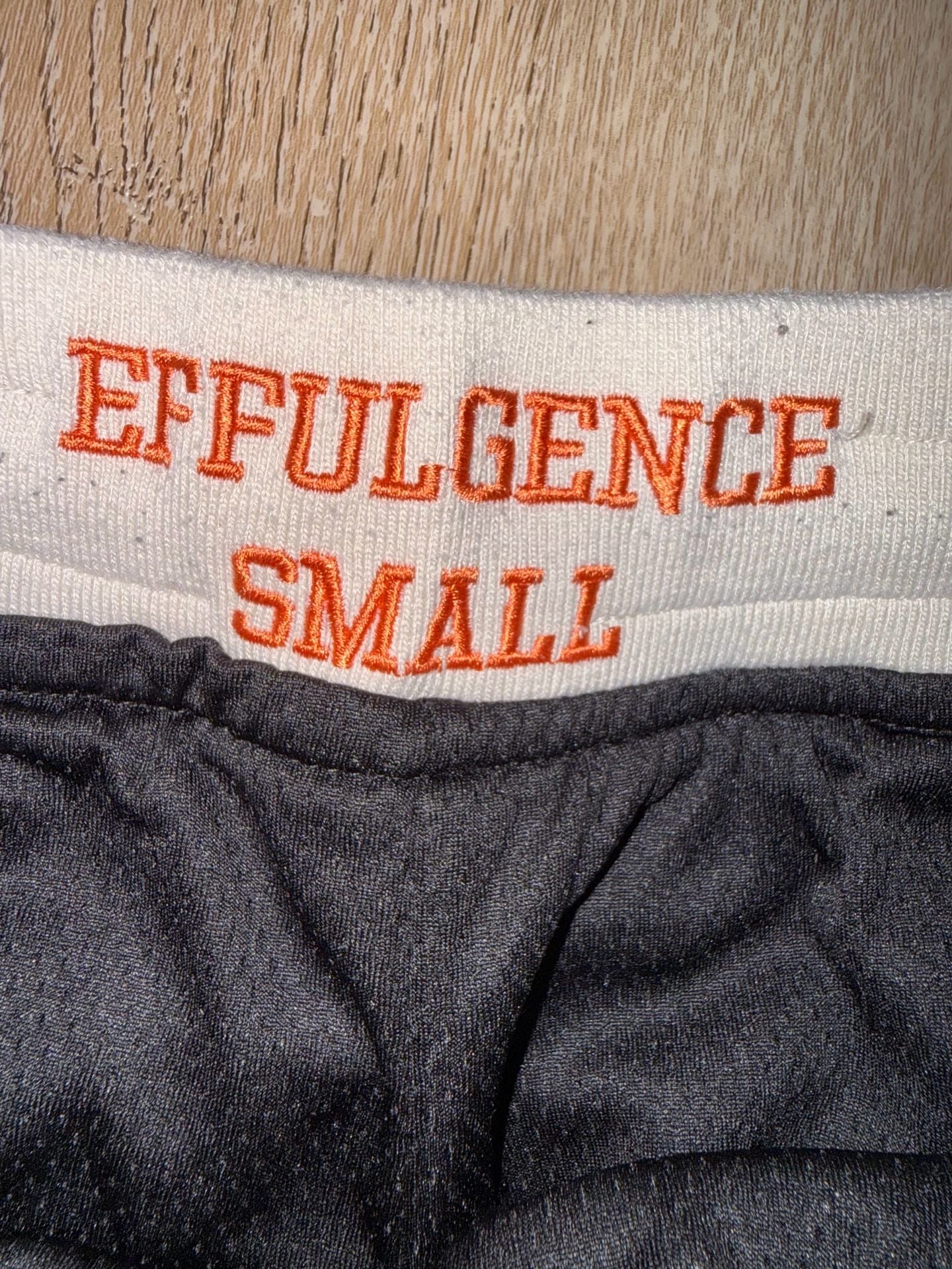 Effulgence Corduroy Basketball Shorts Size Small Burgundy 4