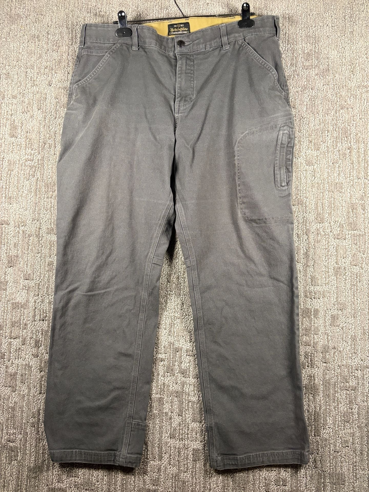 Noble Outfitters Work Pants Size 18 Gray Canvas Cargo Utility 244 2