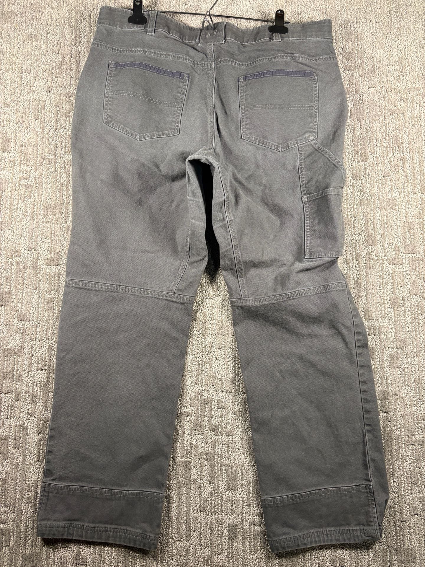 Noble Outfitters Work Pants Size 18 Gray Canvas Cargo Utility 244 5