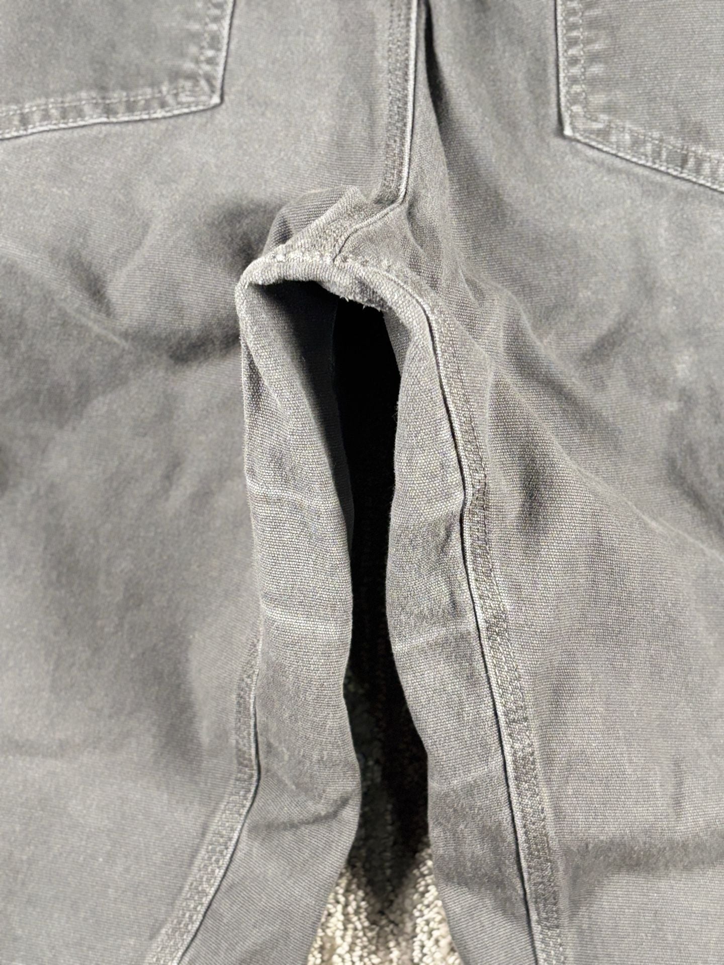 Noble Outfitters Work Pants Size 18 Gray Canvas Cargo Utility 244 6