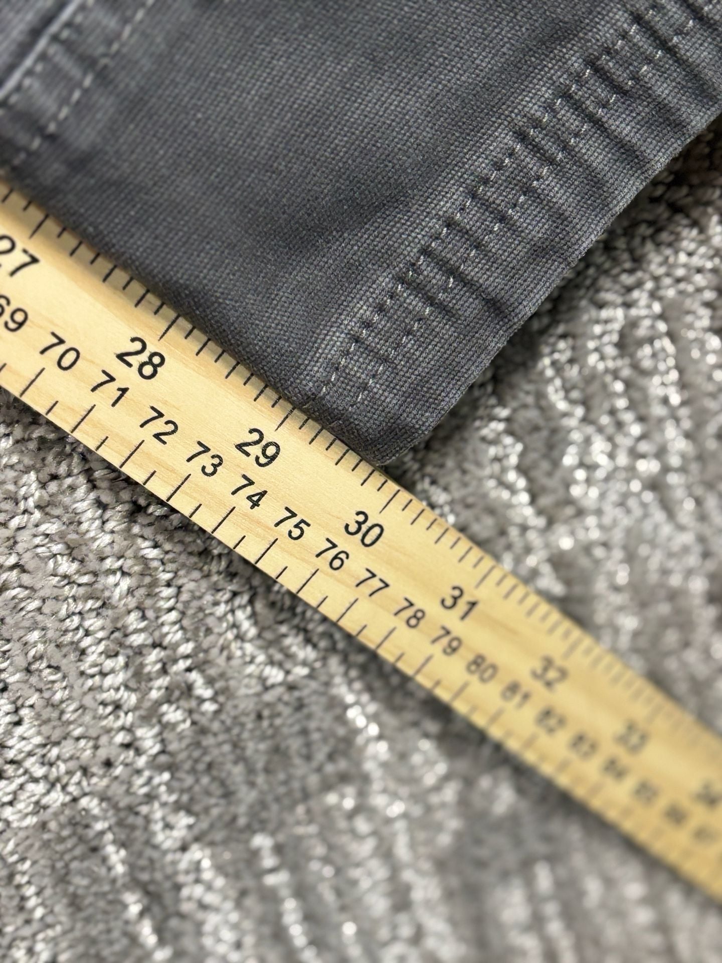 Noble Outfitters Work Pants Size 18 Gray Canvas Cargo Utility 244 7