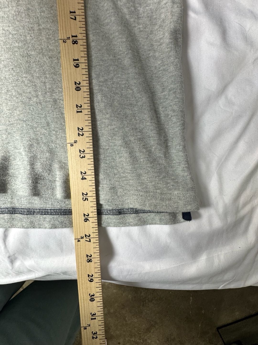 Nautica Polo Shirt Size L Gray Cotton Short Sleeve Tipped Collar 8
