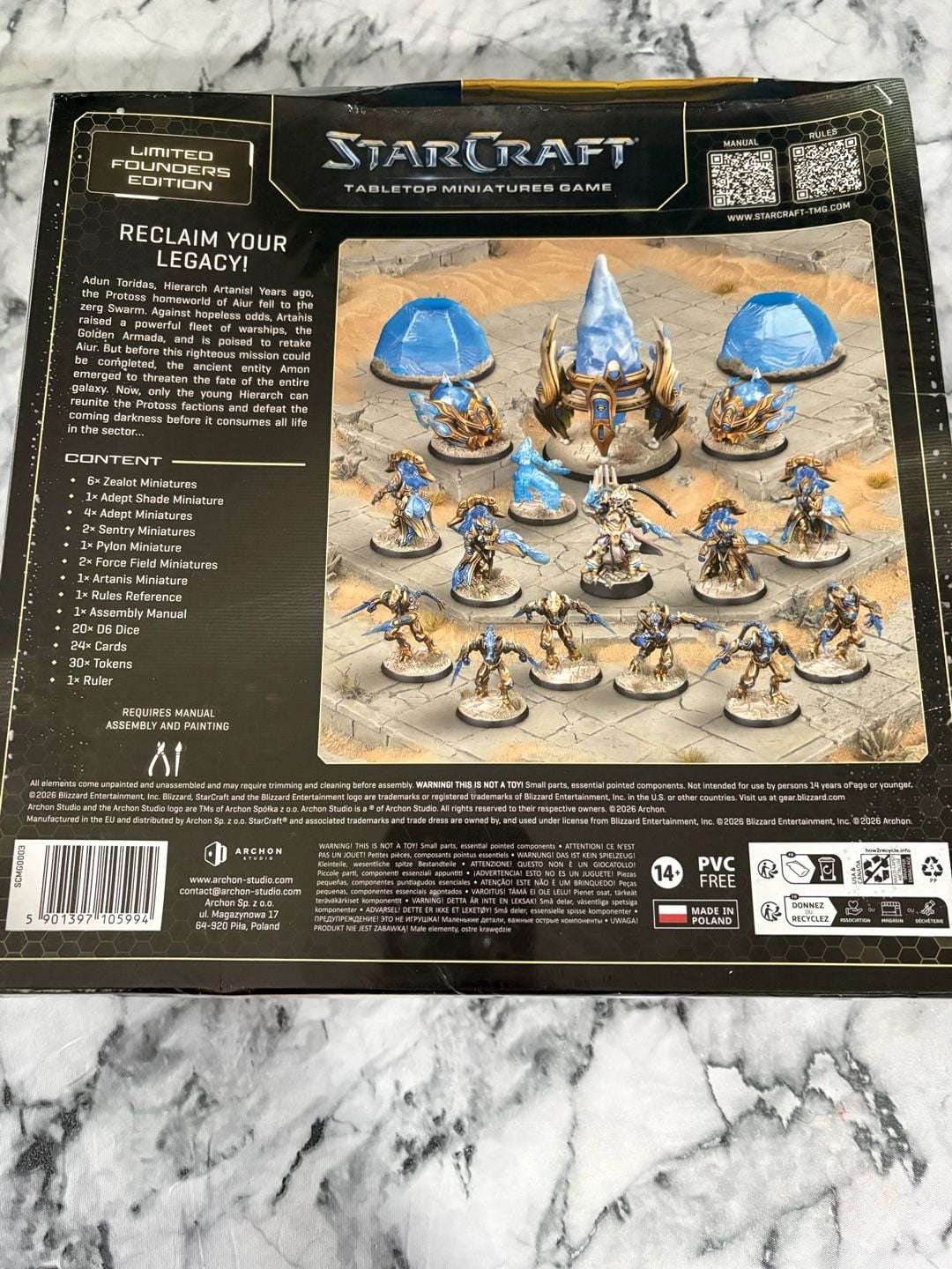 Limited addition!! StarCraft Tabletop Miniatures Game Protoss Starter Set 2