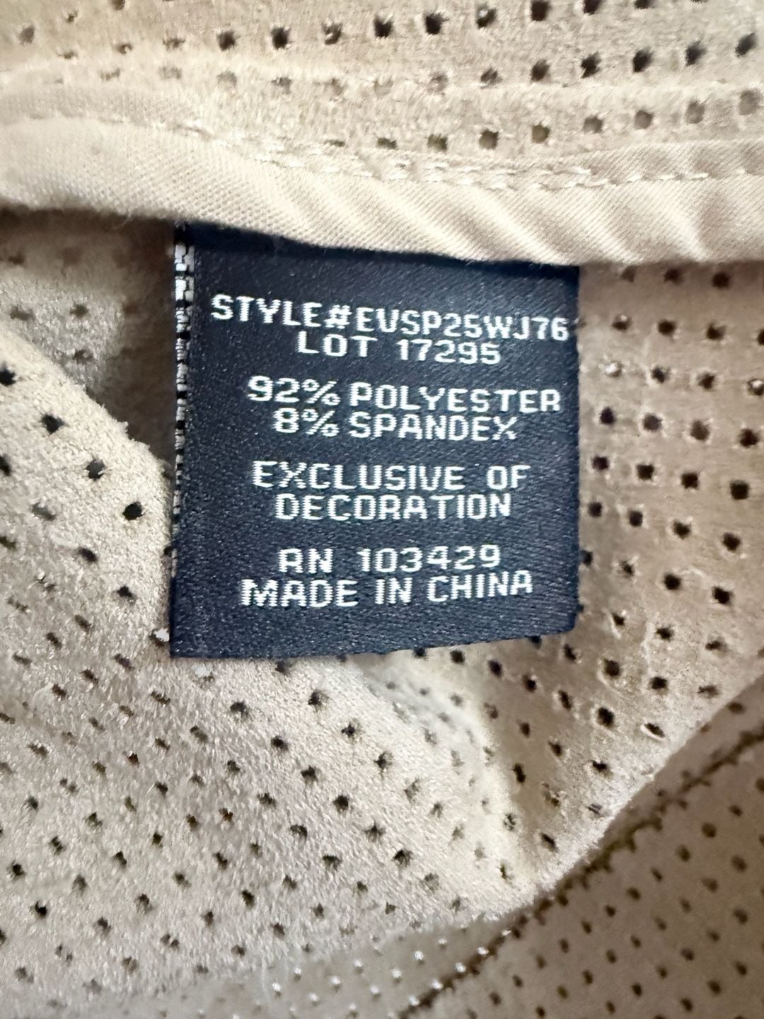 Evereve Perforated Blazer Size M Tan 7
