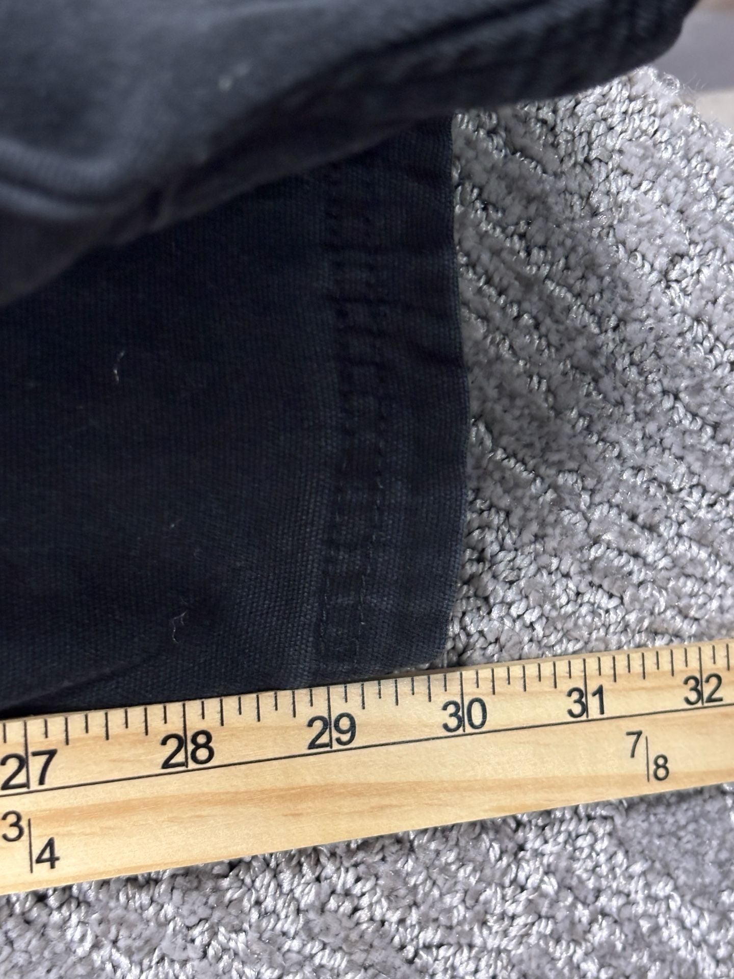 Noble Outfitters Work Pants Size 20 Black Canvas Carpenter Utility 243 7