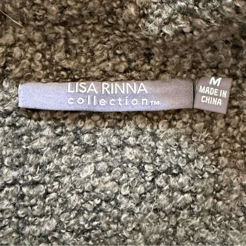 Lisa Rinna Collection Boucle Shawl Collar Jacket Color: Deep Olive Size M 7