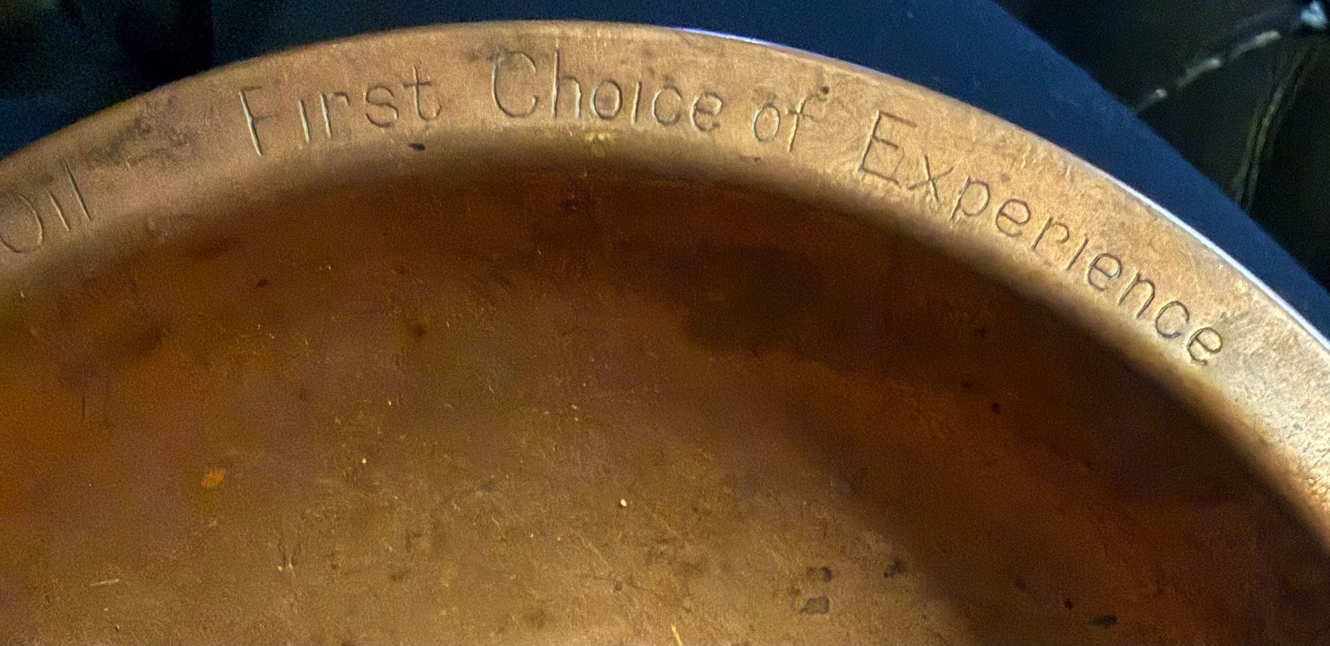 Quaker State Motor Oil Vintage Copper Bowl 3