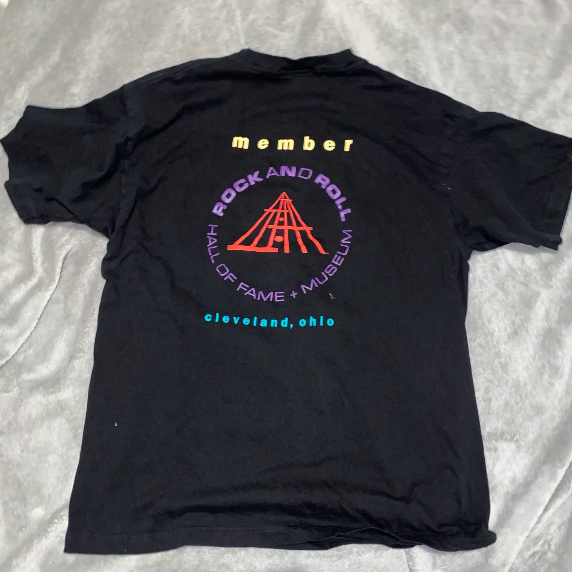 Cronies Rock Your World Rock N Roll Hall Of Fame T Shirt Size XL Black 3