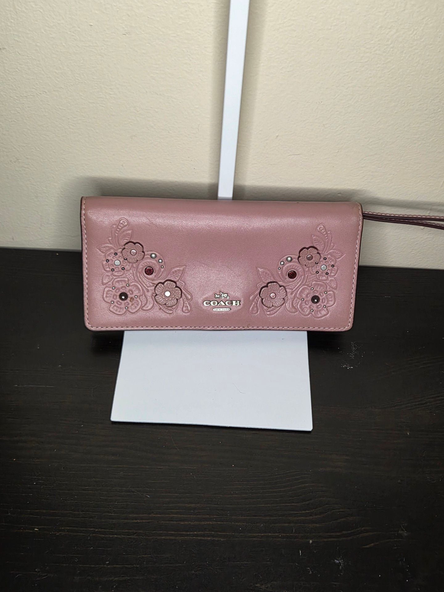 Coach Selena Gomez Limited Edition Floral Embossed Clutch 2