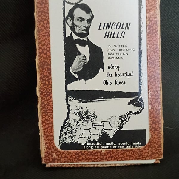 Vintage Lincoln Hills Indiana Souvenir Playing Cards Deck