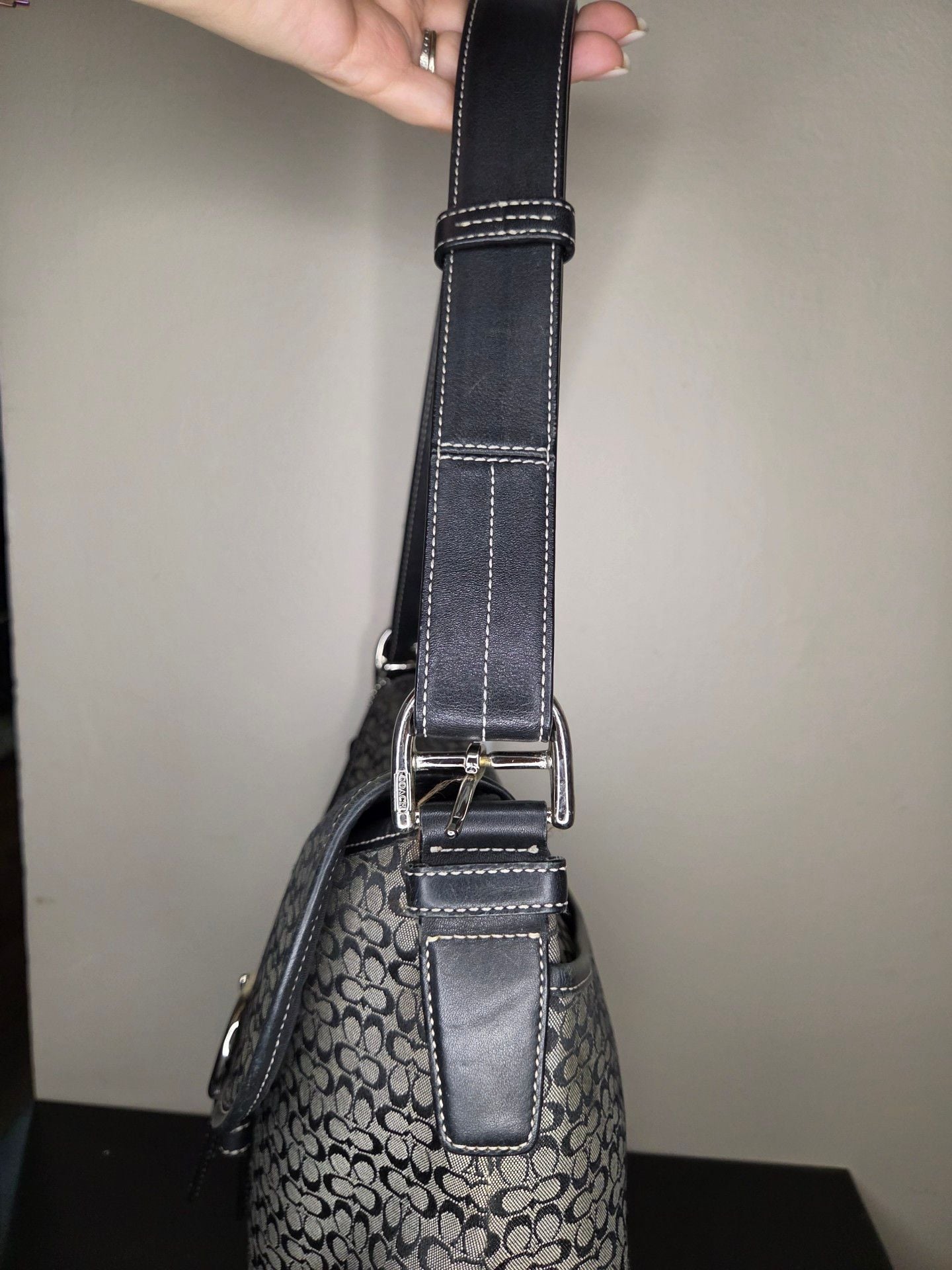 Coach Soho Signature Canvas Shoulder Bag 4