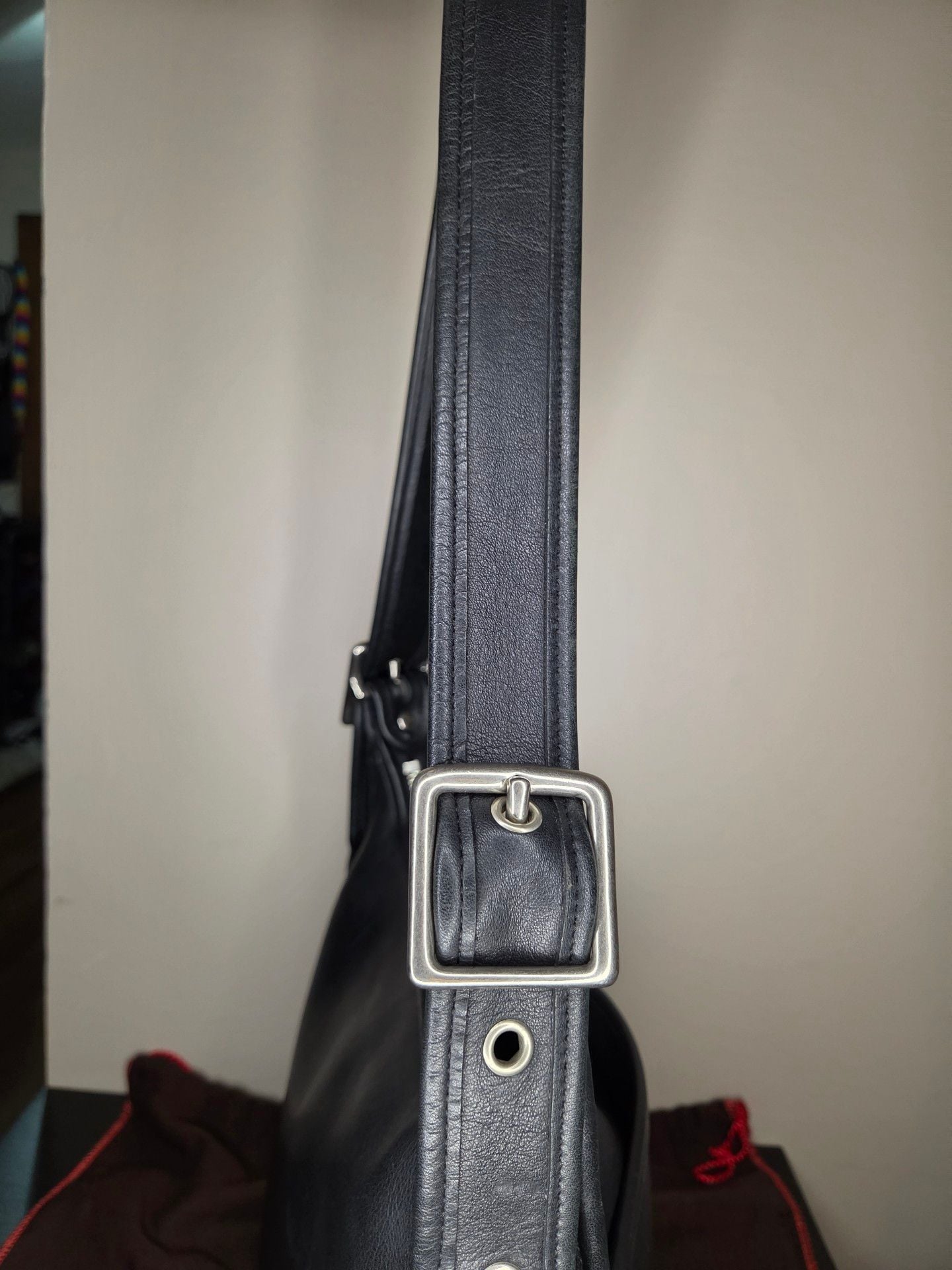 Coach Black Leather Janice Legacy Hobo Shoulder Bag 7