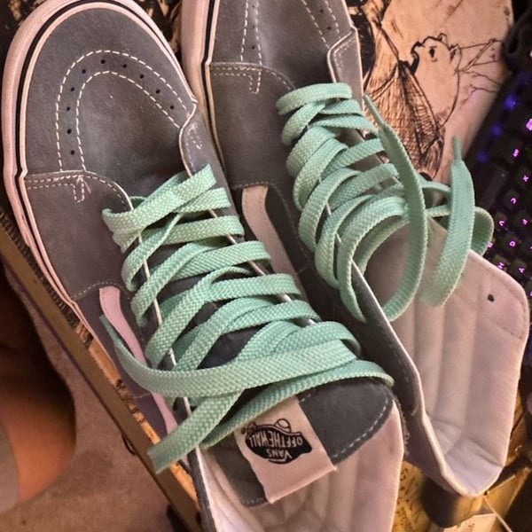 Vans Sk8-Hi Size 10.5 Stormy Weather High Top Sneakers