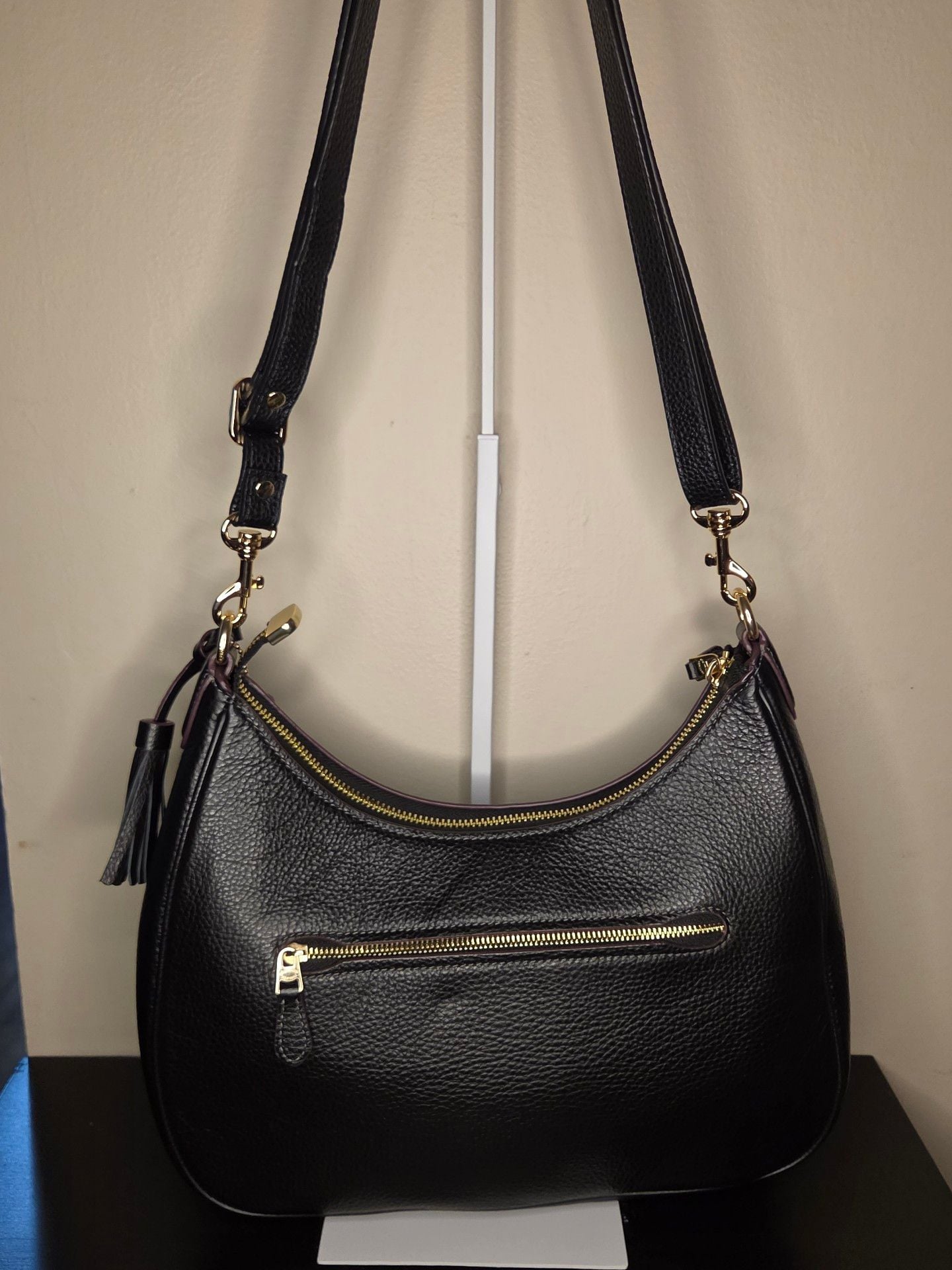 Coach Teri Hobo - Black shoulder/crossbody bag
3