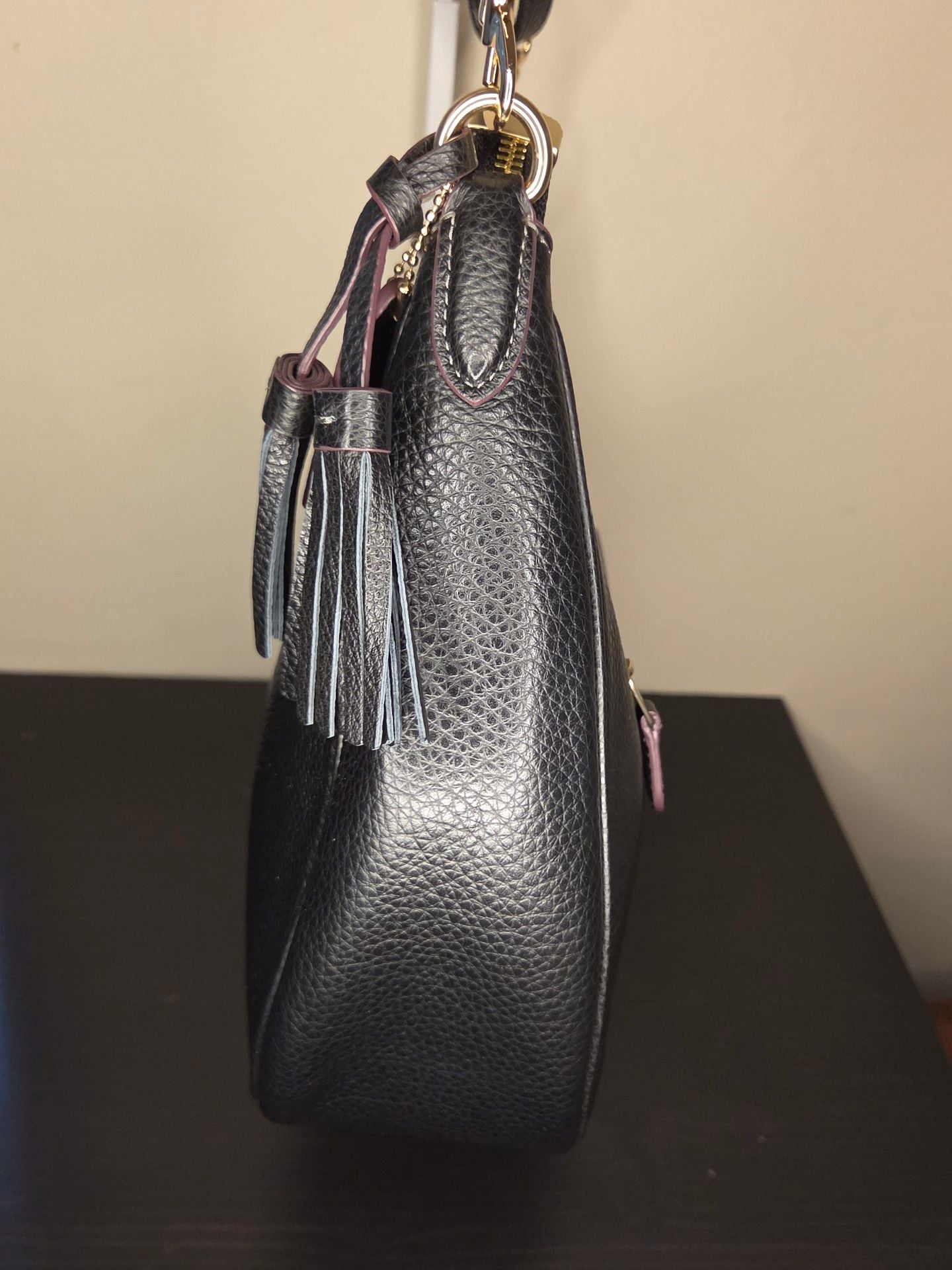 Coach Teri Hobo - Black shoulder/crossbody bag
4