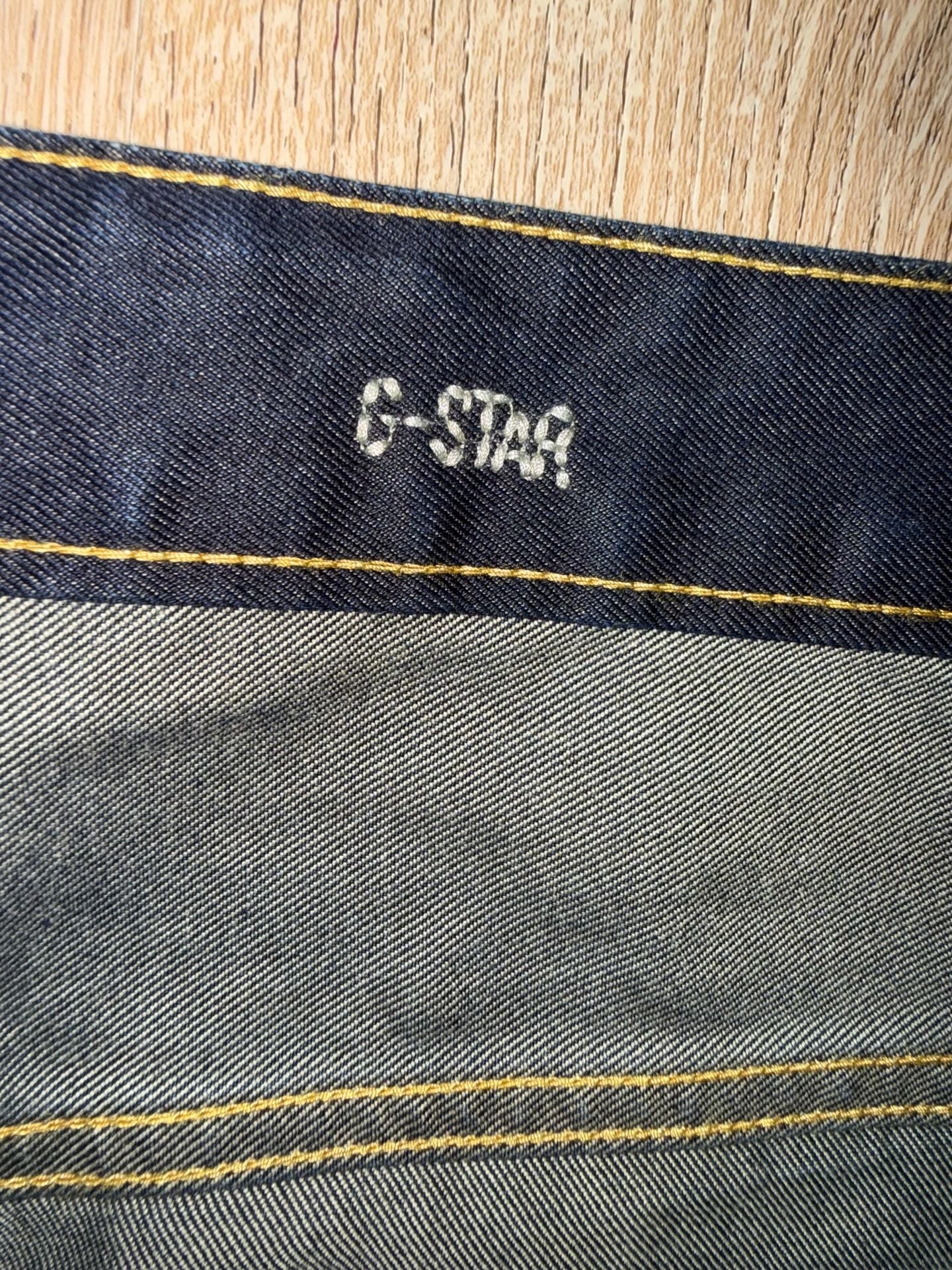 G-Star Raw Morris Low Straight Jeans Size 38x34 Blue Denim 6