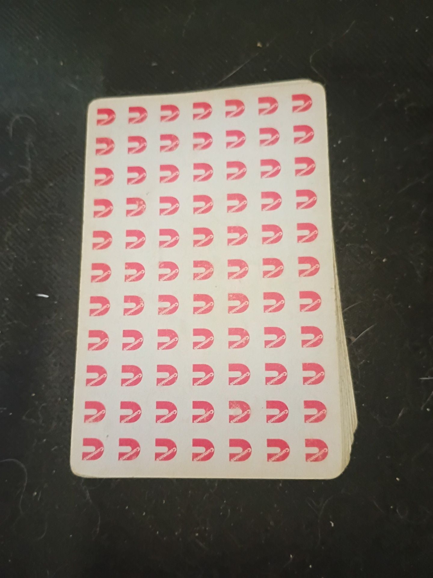 Cummins Playing Cards with Red Leather Case 5