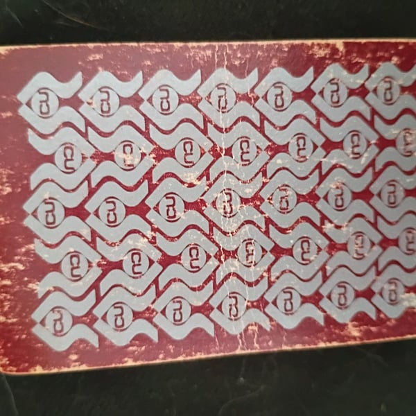 Vintage Plastic Coated Playing Cards Red CU Back Jokers Included