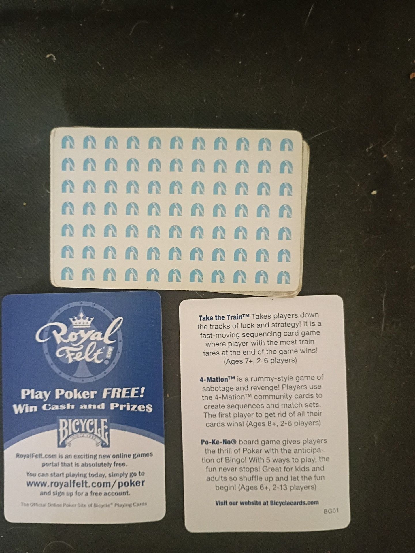 Bicycle Playing Cards Plastic Coated Deck Joker 1