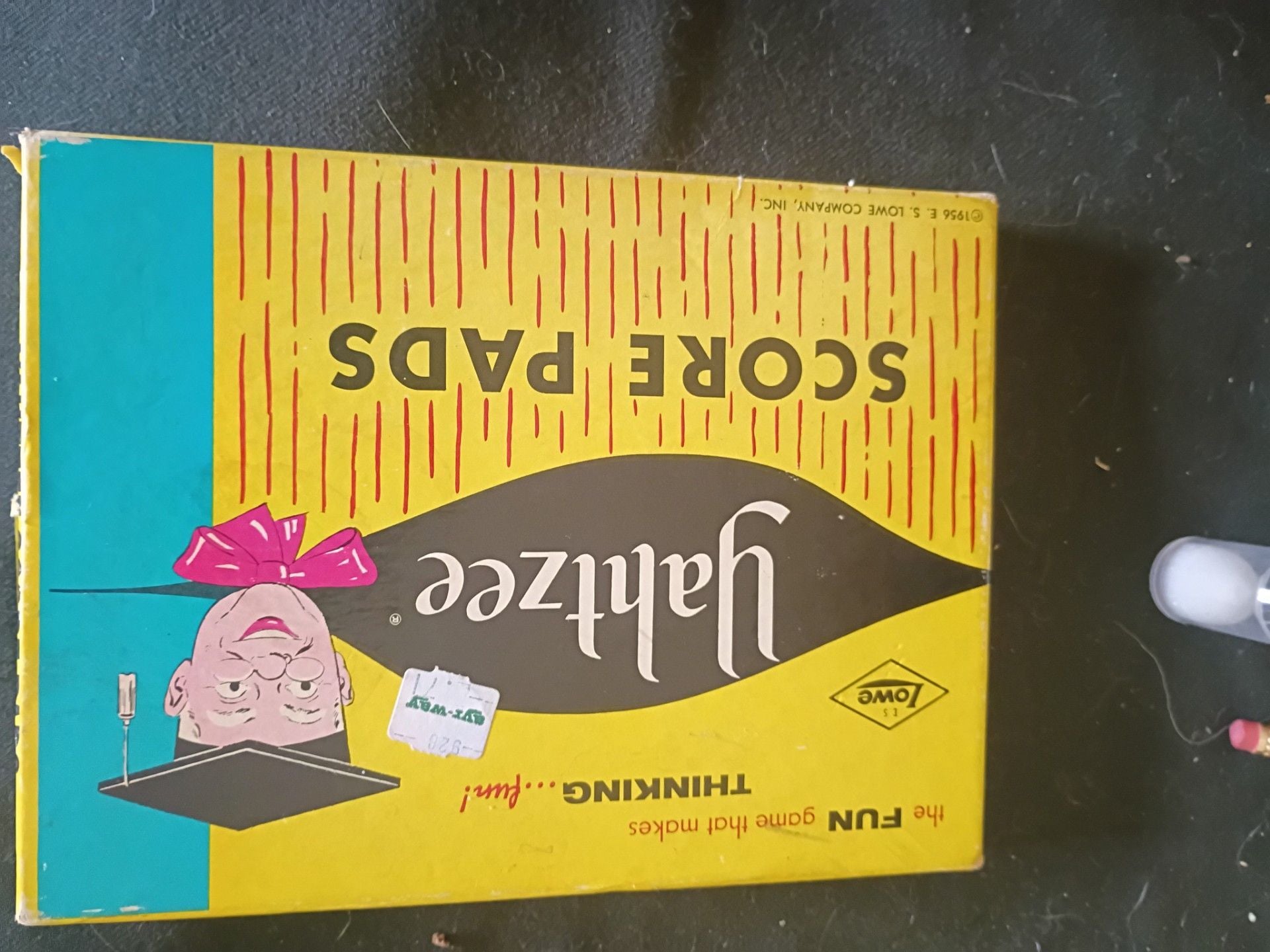 E.S. Lowe Vintage Yahtzee Score Pads No. 6/100 Box Game 2
